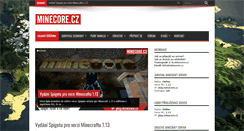 Desktop Screenshot of minecore.cz