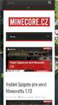 Mobile Screenshot of minecore.cz